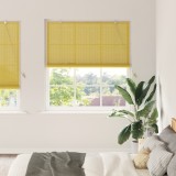 vidaXL Jaluzele și Rulouri pentru Fereastră Galben 150 x 220 cm Bambus