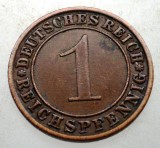 B.171 GERMANIA WEIMAR 1 REICHSPFENNIG 1932 A