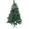 Brad artificial de Craciun tip pin inzapezit, inaltime 180 cm, diametru 105 cm, 260 ramuri cu ace 3D 12 cm, Flippy, verde cu varfuri ninse, suport met