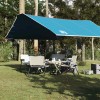 Prelata Camping Impermeabila vidaXL, Albastru, 420x440 cm, Poliester, Husa Transport Inclusa
