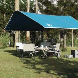 Prelata Camping Impermeabila vidaXL, Albastru, 420x440 cm, Poliester, Husa Transport Inclusa