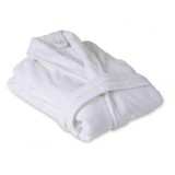 Halat de baie alb hotel Somnart unisex 100% bumbac, 500gsm, marimea XL