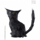 Decor Halloween - Pisica neagra 12 cm, Widmann Italia