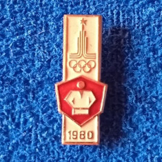Insigna sportiva - Olimpiada Moscova 1980