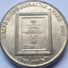 1 pound 2022 Gibraltar, Calpe House Award 2022, km#1880