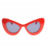 Ochelari de soare rosii cat-eye