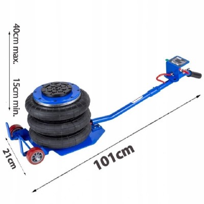 Cric pneumatic cu perne, om de zapada, 3.5T, 40cm, KP1570 foto