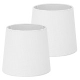 Set 2 Abajururi, E14, Alb/Alb, Navaris, NAV000012AE008C