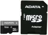 Card A-DATA Premier microSDHC 16GB, Class 10 + adaptor SD