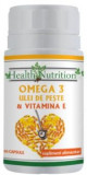 Omega 3 ulei de peste 500mg + Vitamina E 5mg, 60 capsule moi, Health Nutrition