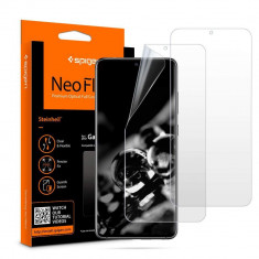 Folie pentru Samsung Galaxy Note 20 Ultra / Note 20 Ultra 5G (set 2), Spigen Neo Flex, Clear