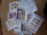 Plicuri filatelice 25 timbre straine.25 romania plus 1 colita straina