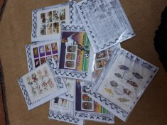 Plicuri filatelice 25 timbre straine.25 romania plus 1 colita straina foto