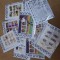 Plicuri filatelice 25 timbre straine.25 romania plus 1 colita straina