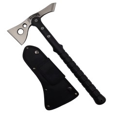 Topor DEPOX&reg;, Tactical Saviour, otel inoxidabil, argintiu, 38 cm, teaca inclusa