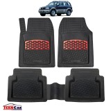 Suzuki Grand Vitara 1 Covorase Auto TeamCar&reg; Tip Tăviță Compatibile (1998&ndash;2005) - Suv Red, Cauciuc