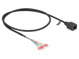 Adaptor RJ45 1pin x8, 0,5m, PVC, negru - DELOCK