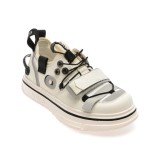 Pantofi sport GRYXX albi, 90811, din piele naturala