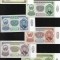 Set Mongolia 1 + 3 + 5 + 10 + 25 + 50 tugrik unc/aunc