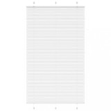 vidaXL Jaluzea plisată alb 115x200 cm Lățime țesătură 114,4 cm