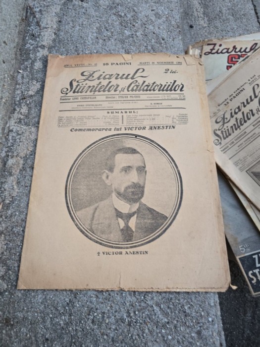 Ziarul Ştiințelor și Călătoriilor nr.48/1924- Victor Anestin