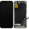 Display cu Touchscreen ZY pentru Apple iPhone 12 mini, cu Rama, Versiune LCD In-Cell, Negru