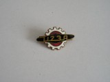 QW9 I 29 - Insigna - tematica tehnica - simbol roata dintata - 123A, Romania de la 1950
