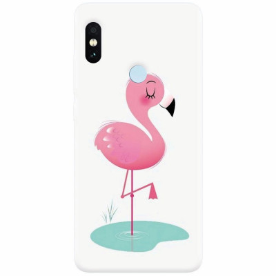 Husa silicon pentru Xiaomi Remdi Note 5 Pro, Flamingo Pink foto