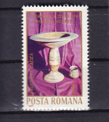 ROMANIA 1980 LP 1009 - 2000 ANI CETATEA PETRODAVA MNH foto