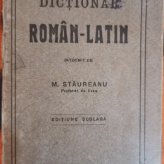 M. Staureanu - Dictionar Latin-Roman, Scrisul Romanesc, Craiova 1924 C9