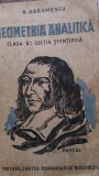 Geometrie analitica pentru clasa VIII sectia stiintifica N.Abramescu 1935