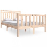 Cumpara ieftin Cadru de pat mic dublu, 120x190 cm, lemn masiv