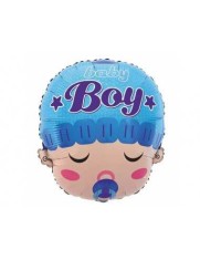 Balon Folie Cap Baietel &amp;quot;Baby Boy&amp;quot; - 50x50cm foto