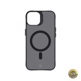Husa MagSafe pentru Apple iPhone 15 3MK Smoke MagCase Neagra