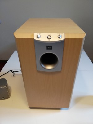 Sistem Boxe JBL model SUB138 (Subwoofer + 5 sateliti) - 100 watt/Impecabil foto