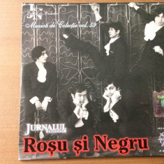 rosu si negru cd disc selectii muzica rock colectia jurnalul national 2008 NM