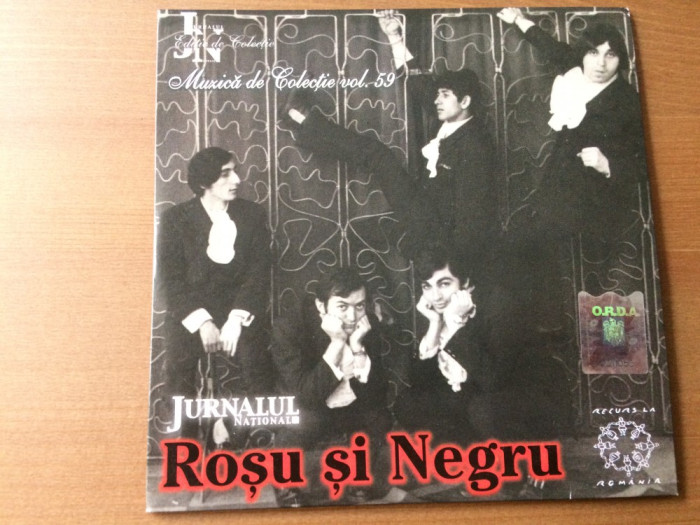 rosu si negru cd disc selectii muzica rock colectia jurnalul national 2008 NM