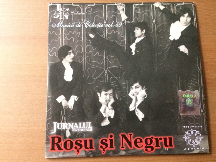 rosu si negru cd disc selectii muzica rock colectia jurnalul national 2008 NM