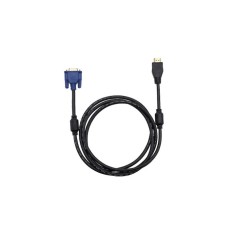 Cablu VGA HDMI 1080p pentru PC, DVD, HDTV, 1.5m, Negru