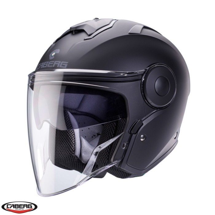 Casca open face pentru scuter - motocicleta (jet) Caberg model Soho SV 17 negru mat Negru mat S (55/56cm)