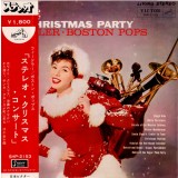 Vinil LP &quot;Japan Press&quot; Fiedler &bull; Boston Pops &lrm;&ndash; Pops Christmas Party (VG++)