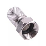 Mufa F tata 6.8mm RG6 cu Garnitura Cauciuc, de Inalta Calitate