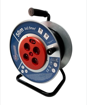 Prelungitor Rola curent Metal 50M 3X2,5 2800W foto