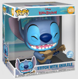 Figurina Funko POP Jumbo - Stitch with Ukelele | Funko