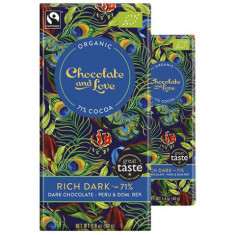 Ciocolata amaruie organica - 71% cacao - Bio | Chocolate and Love