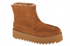 Cizme de iarna UGG Classic Rising Heel-Zip 1122514-CHE maro foto