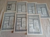 LOT 6 REVISTE FILATELIA PENTRU TOȚI, ANUL II - 1933 - NR. 21, 20, 19, 18, 17, 16 * 38