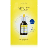 Cumpara ieftin Missha Vita C Plus mască textilă iluminatoare cu vitamina C 27 g