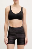 Puma pantaloni scurți de alergare Velocity culoarea negru, modelator, high waist, 526872
