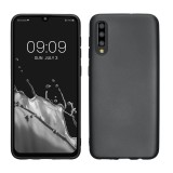 Husa Kwmobile pentru Samsung Galaxy A50, Gri, Silicon, KWM000009TA013C, Carcasa